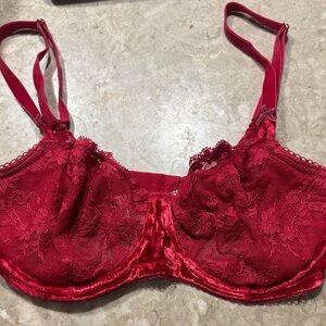 Victoria's Secret Scarlet Lace Bra